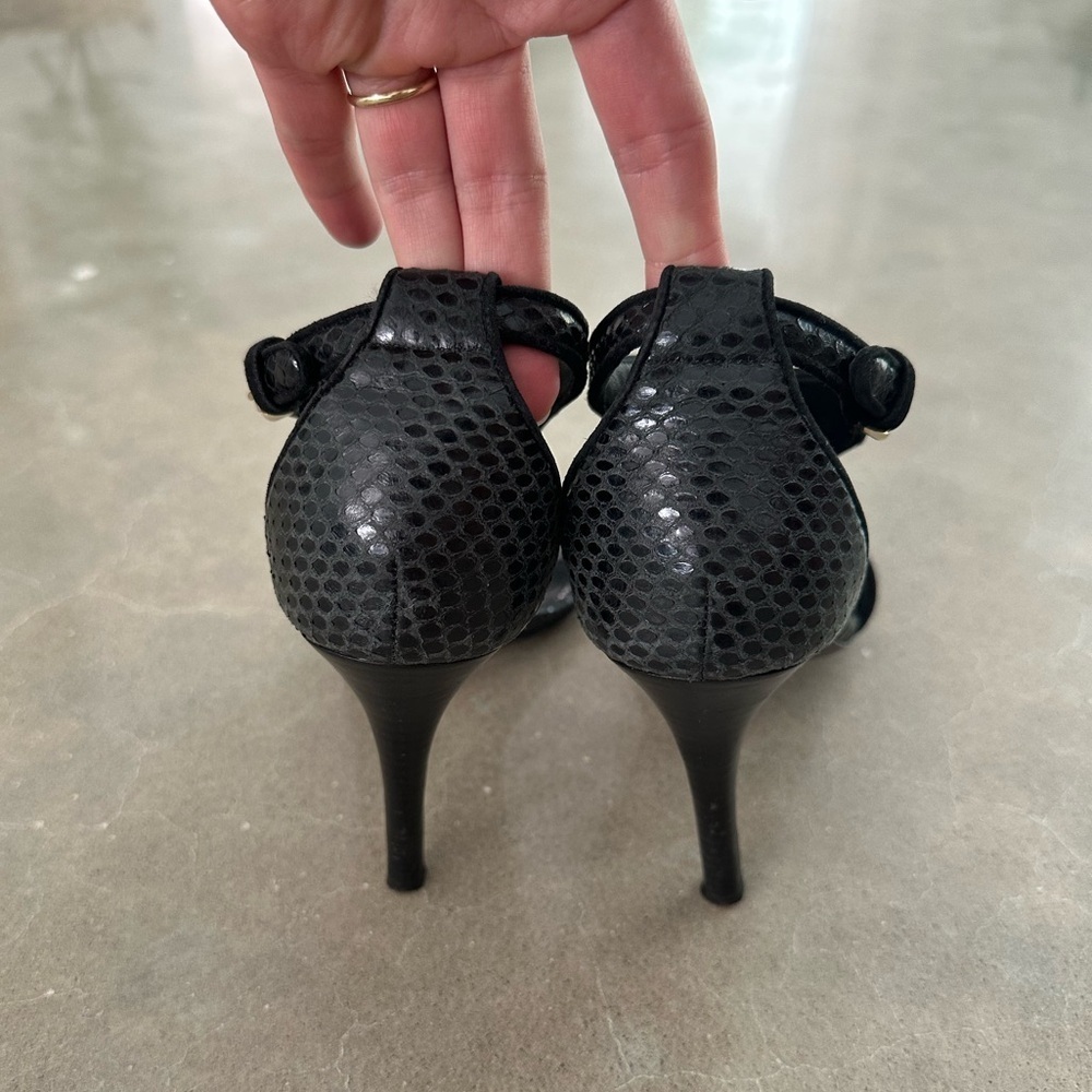 Burberry Prorsum Snakeskin Heels - Picture 9 of 11